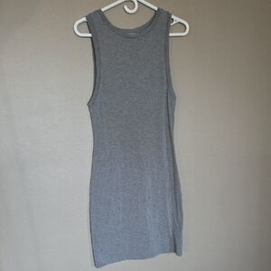 💥Buy2Get1Free💥Gray Fitted Sleeveless Dress
